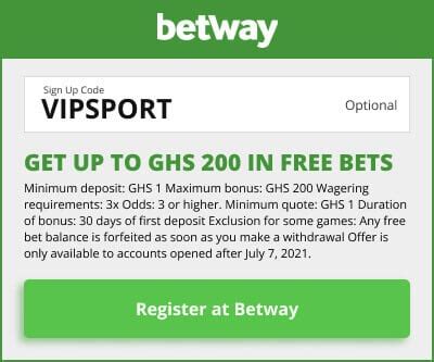 betway sign up code ghana|Betway Sign Up Code: VIPSPORT .